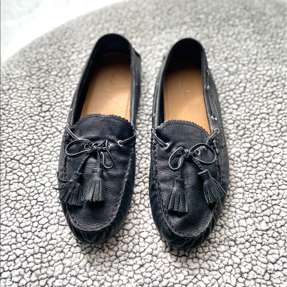 Coach Nadia Leather Driving Flats Sz. 8.5